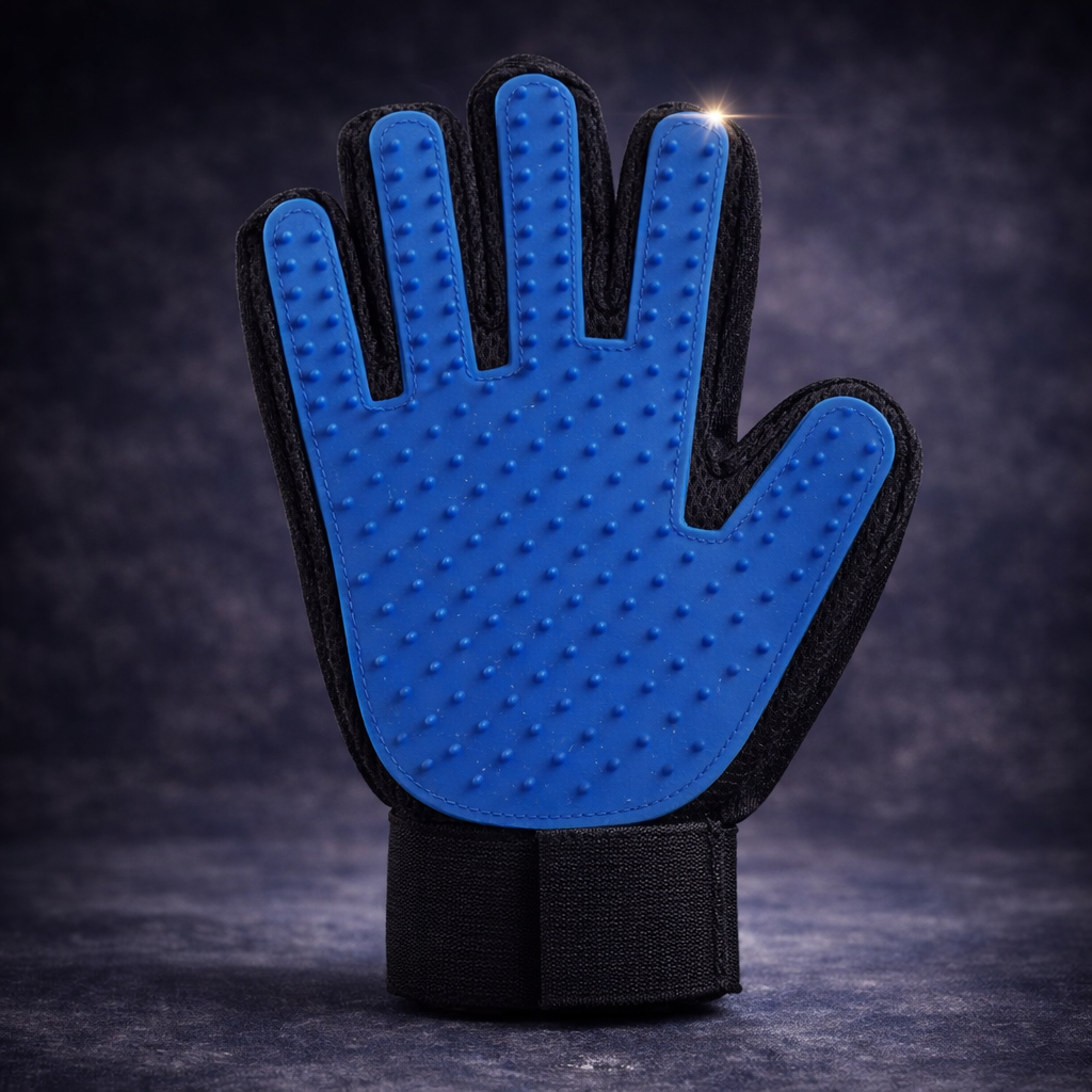 Silicone Pet Grooming Gloves Cats Hair Brush and Comb Gloves to Bathe Dogs Cleaning Hair Removal  for Dog Animal Use Supplies