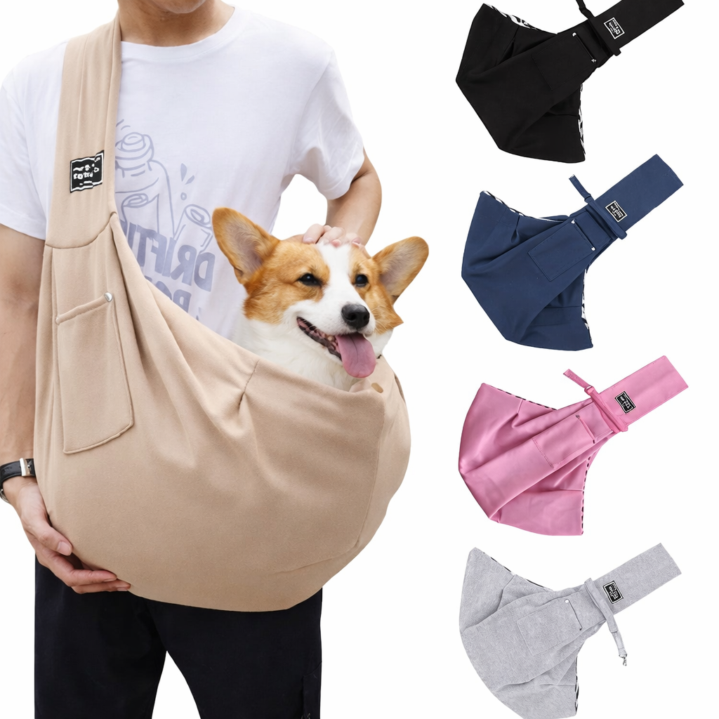 Comfortable Dog Bag Pet Crossbody Shoulder Bag Outdoor Travel Portable Cat Puppy Sling Carrier Bag Pet Carrying Supplies