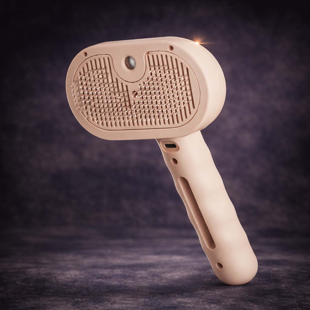 Dog Comb Pet Steam Massage Brush Safe Round Head Soft Teeth Spray Hair Removal Comb for Dog Universal for Cats Dogs Accessories