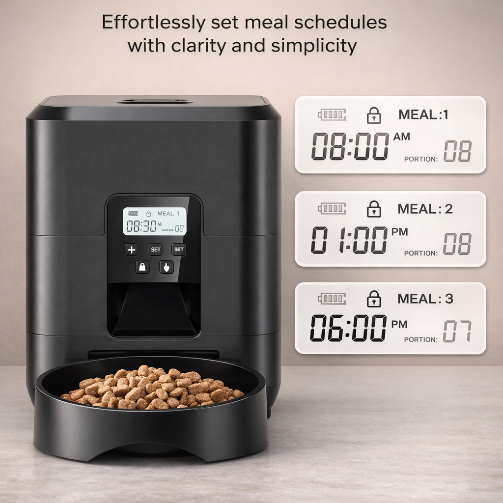 Smart Pet Feeder Automatic Cat Feeder Dog Slow Food Machine With Timed Quantitative Automatic Cat Food Dispenser Cat Dog Bowl