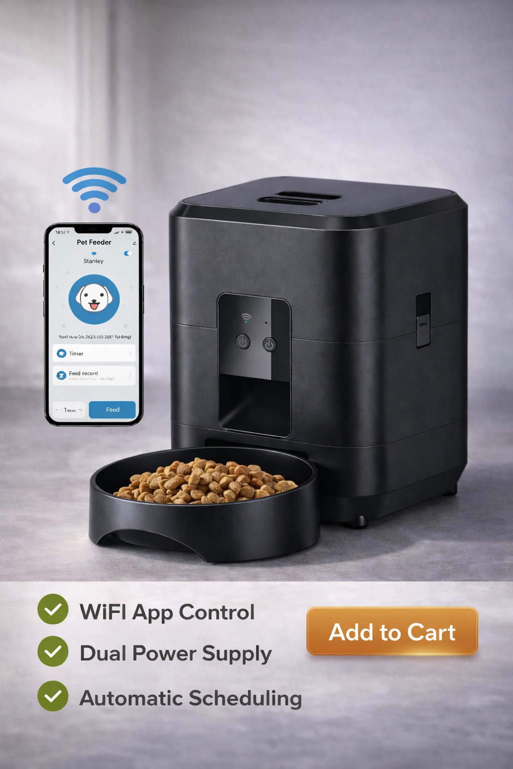 Smart Pet Feeder Automatic Cat Feeder Dog Slow Food Machine With Timed Quantitative Automatic Cat Food Dispenser Cat Dog Bowl