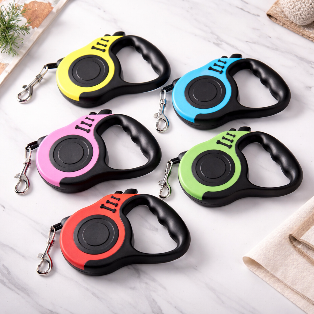 3M 5M Dog Leash for Small Dogs Cat Automatic Retractable Durable Nylon Lead Puppy Outdoor Travel Walking Hiking Traction Rope