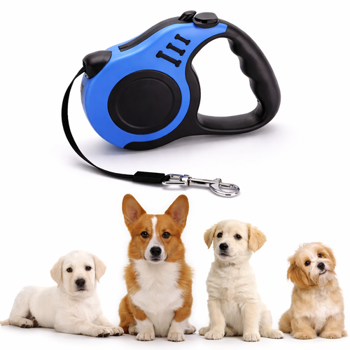 3M 5M Dog Leash for Small Dogs Cat Automatic Retractable Durable Nylon Lead Puppy Outdoor Travel Walking Hiking Traction Rope