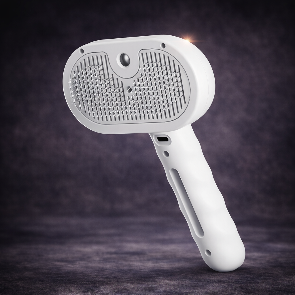 Dog Comb Pet Steam Massage Brush Safe Round Head Soft Teeth Spray Hair Removal Comb for Dog Universal for Cats Dogs Accessories